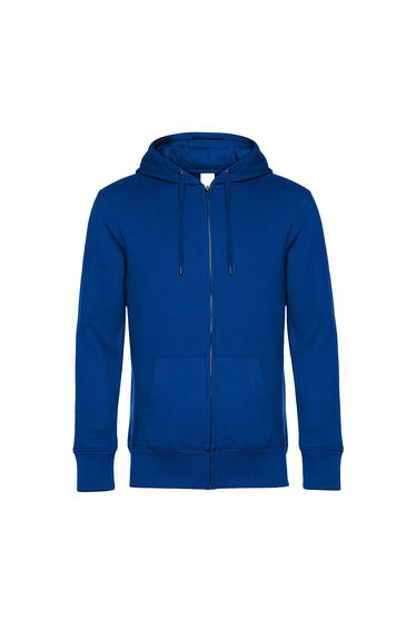 B&C Mens Full Zip Hoodie - Royal Blue