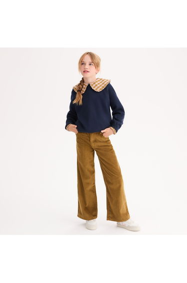 Corduroy Wide Leg Trousers