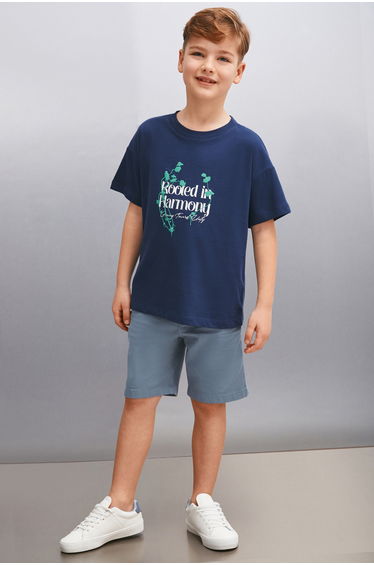 GRIMELANGE BAIRD Men's Navy Blue T-Shirt