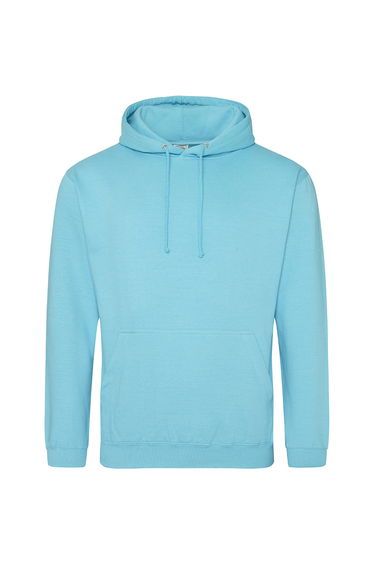 Awdis Unisex College Hooded Sweatshirt / Hoodie - Turquoise Surf