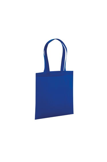 Westford Mill Premium Organic Cotton Tote Bag - Bright Royal Blue