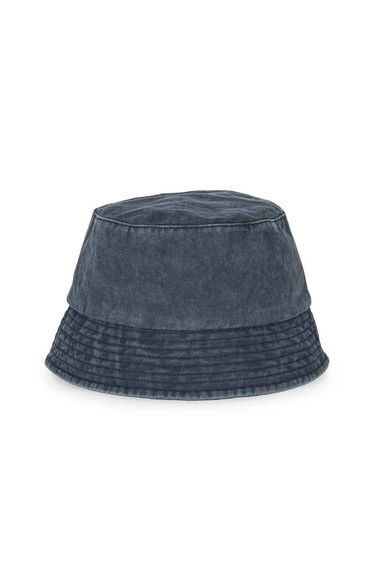 Native Spirit Unisex Adult Faded Bucket Hat - Navy Blue