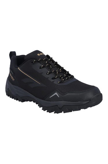 Hi-Tec Mens Jaguar Waterproof Sport Trainers - Black/Dune