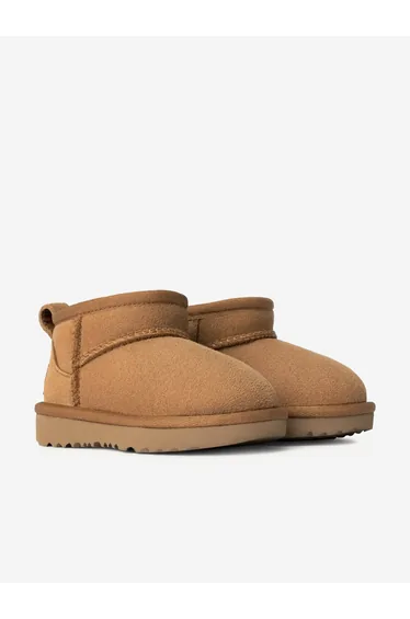 UGG Kids Classic Ultra Mini Boots in Brown