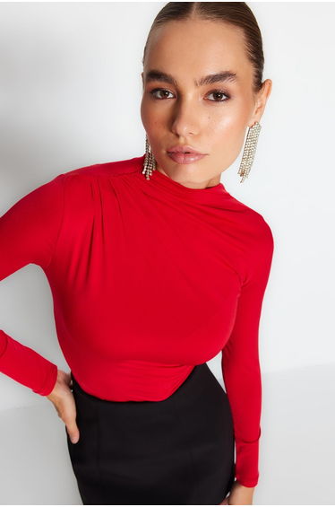 Bodysuit - Red - Fitted