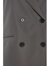 Plus Size Jacket - Gray - Oversize - 7