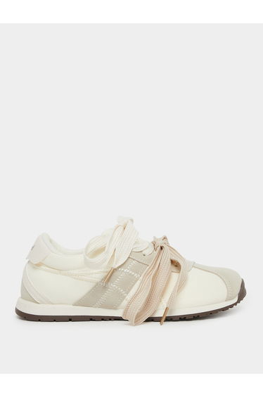 Color Block Lace Up Sneakers