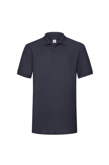 Fruit of the Loom Mens Polycotton Pique Heavy Polo Shirt - Deep Navy