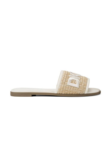 Winslet - Flat Slide Natural Raffia