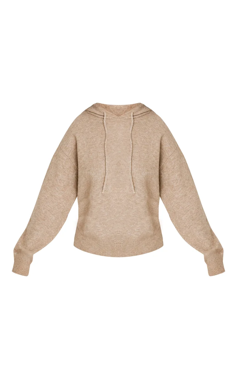هودي صوف بيج محبوك و قبعة - للمقاسات الصغيرة - 4