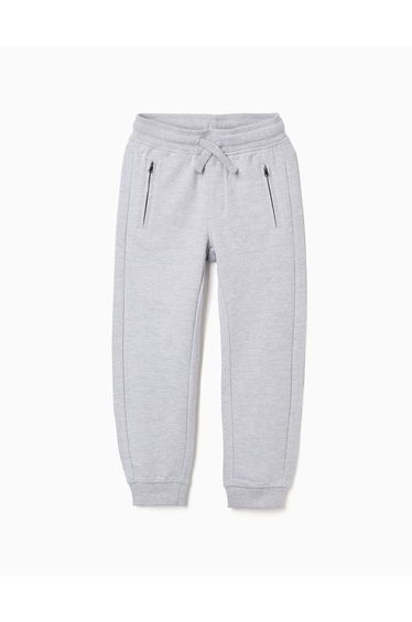 Joggers with Sealed Pockets for Boys 'Slim', Grey