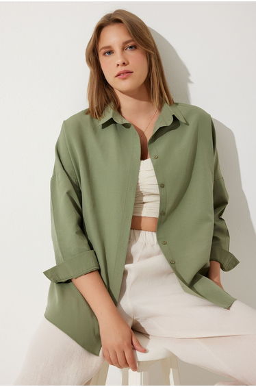 Shirt - Khaki - Oversize