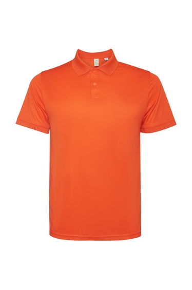 Roly Mens Tormo Short-Sleeved Polo Shirt - Fire Orange