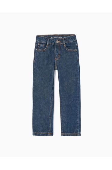 Cotton Jeans for Boys 'Straight Fit', Dark Blue