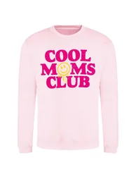 AWD Womens/Ladies Cool Moms Club Sweatshirt - Pink