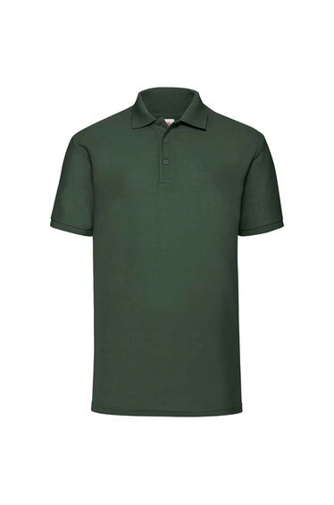 Fruit of the Loom Mens 65/35 Polo Shirt - Bottle Green