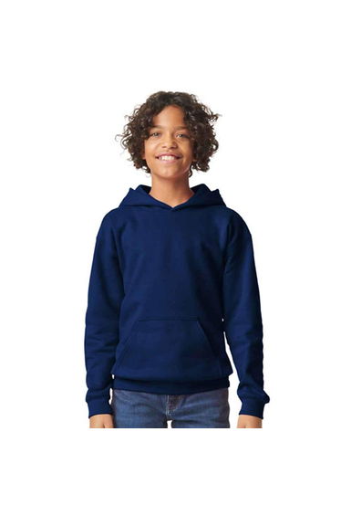 Gildan Childrens/Kids Fleece Midweight Hoodie - Navy