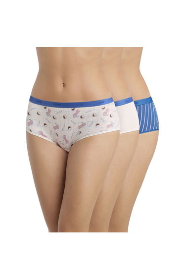 Pack of 3 Les Pockets Shorts in Stretch Cotton