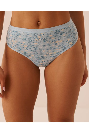 Cotton High Waist Bikini Panty
