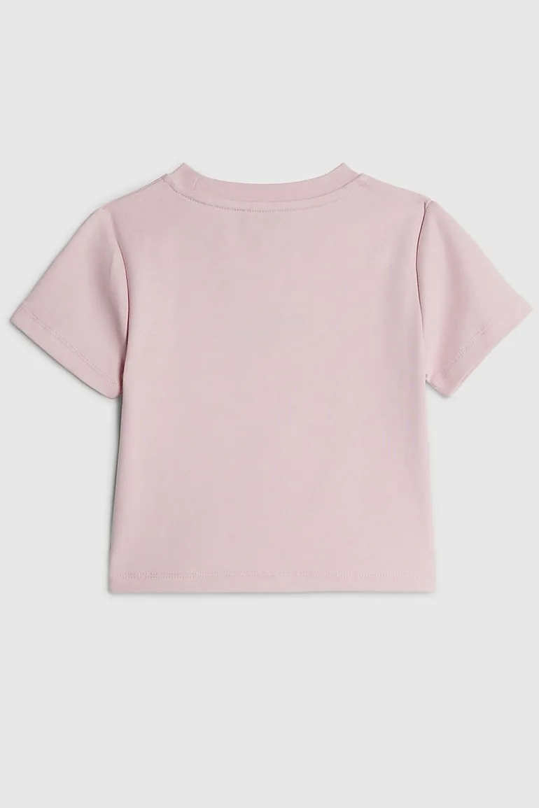 Girls Pink L'amour Rosette T-shirt - 3