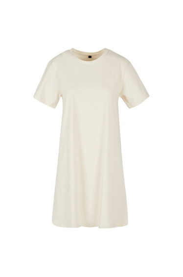 Womens/Ladies T-Shirt Dress - White Sand