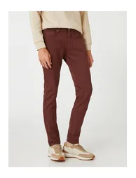 Pants - Brown - Skinny - 2