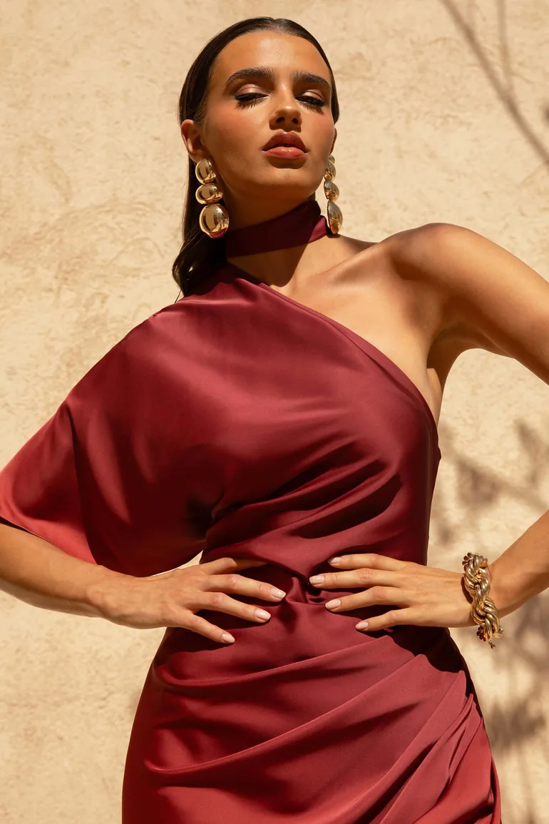 blue feather maxi dress SLEEK AND CHIC FEATHER MAXI DRESS – AKIRA