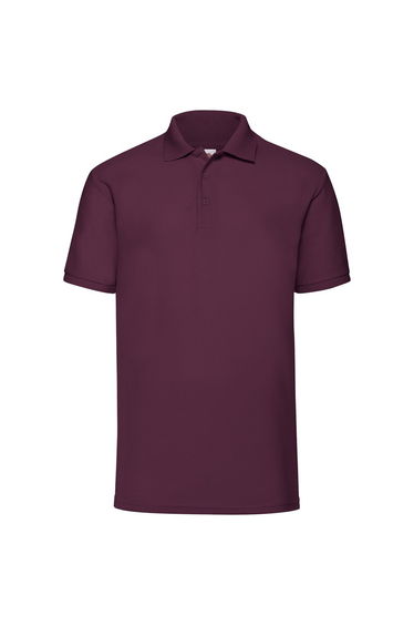 Fruit Of The Loom Childrens/Kids Unisex 65/35 Pique Polo Shirt (Pack of 2) - Burgundy