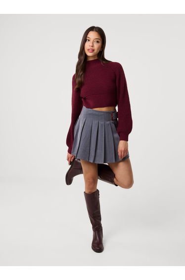High Neck Knitted Jumper