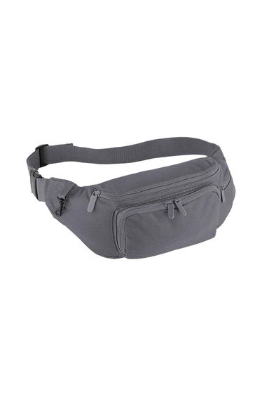 Quadra Plain Waist Bag - Graphite