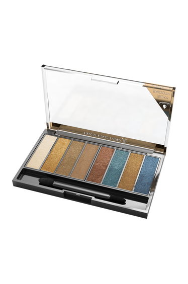 Max Factor Masterpiece Nude Palette - Contouring Eye Shadows - 8 Perfectly Paired Shades - Dual-Tip Applicator - 04 Peacock Nudes