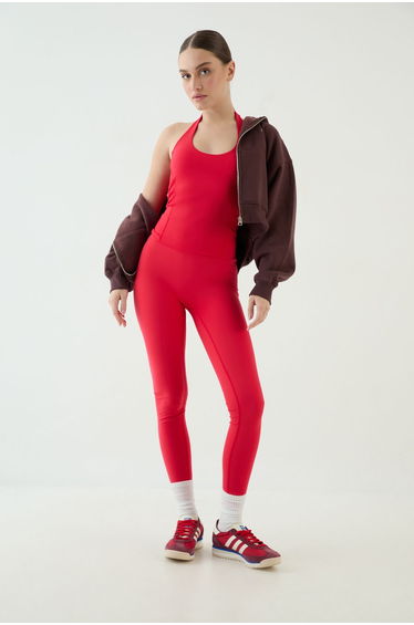 DSGN Studio Sculpt High Waist Legging - chilli