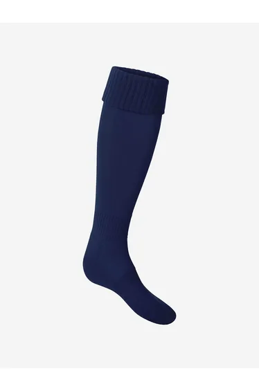 Zeco Kids School Football Socks in Navy