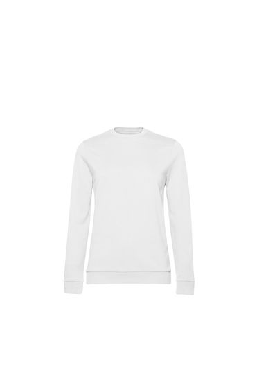 B&C Womens/Ladies Set-in Sweatshirt - White