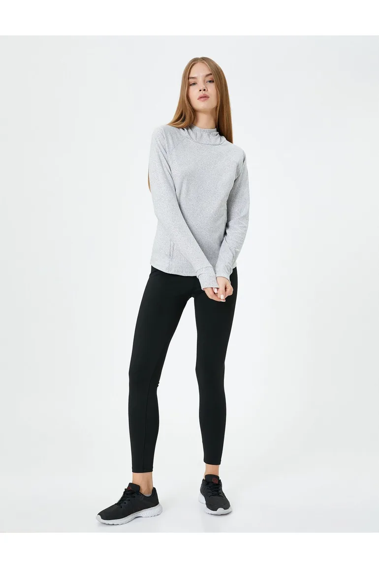 Hoodie Slim Sports Sweatshirt With Pocket