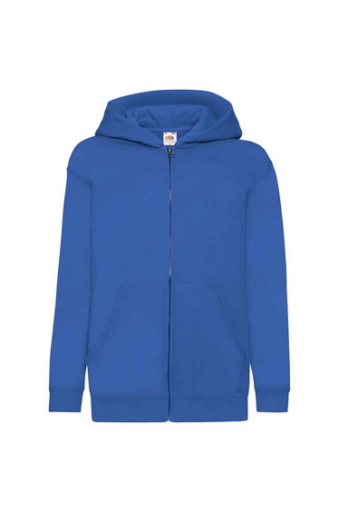 Fruit Of The Loom Childrens/Kids Hooded Sweatshirt - Royal Blue