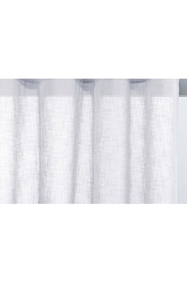 Linen Effect Single Voile Panel with Eyelet Header