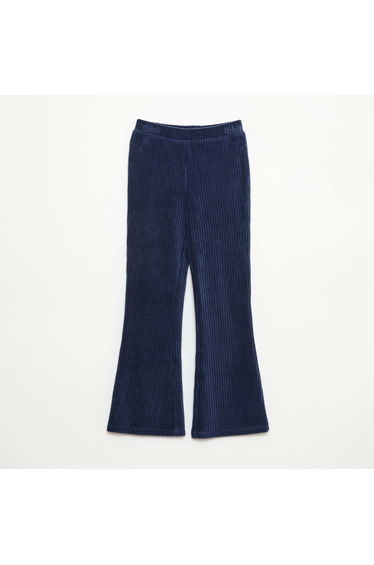 Corduroy Flare Pants BLUE