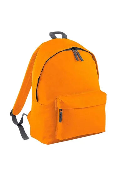 Bagbase Original Plain Backpack - Orange/Graphite Grey