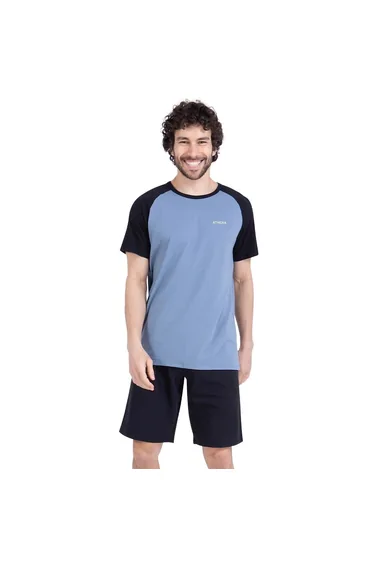 بيجامة اثينا متعدد الألوان