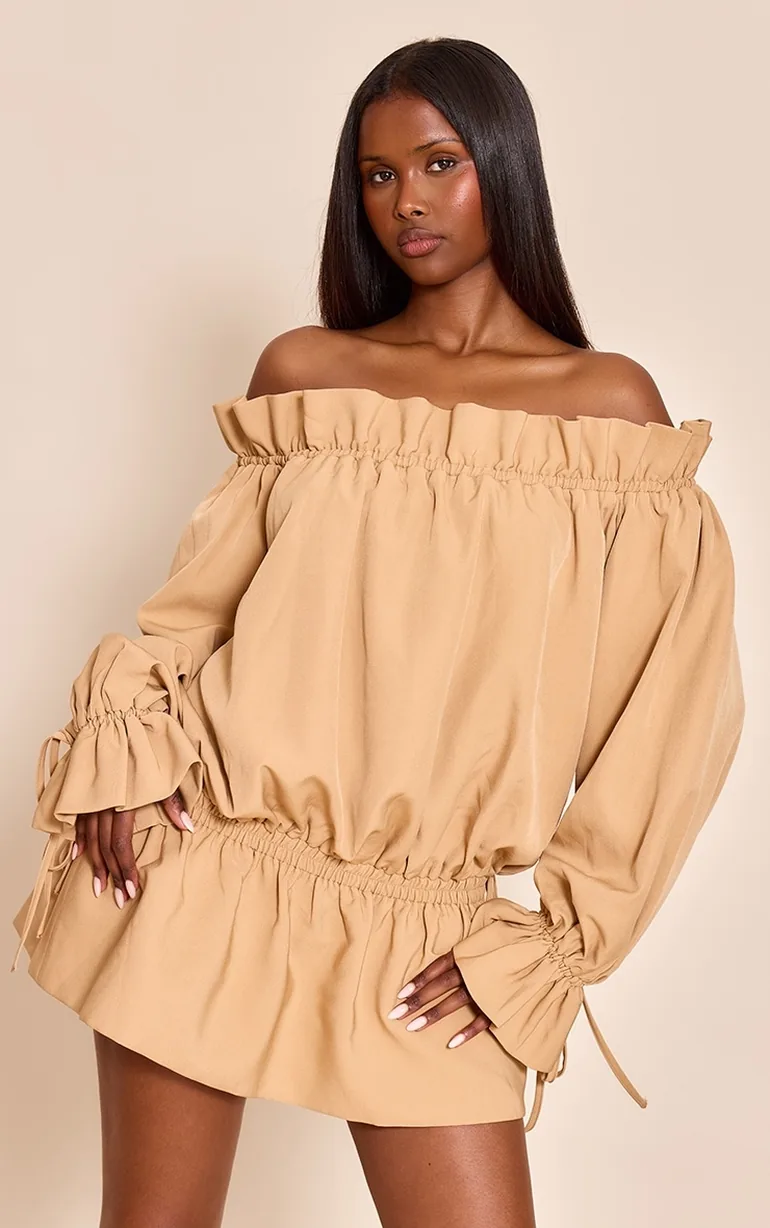 mustard mini dress Women's Mustard Faux Suede Bodycon Mini Dress