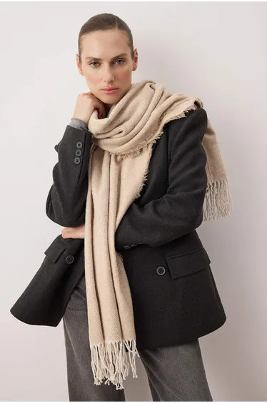 Scarf - Brown - Casual