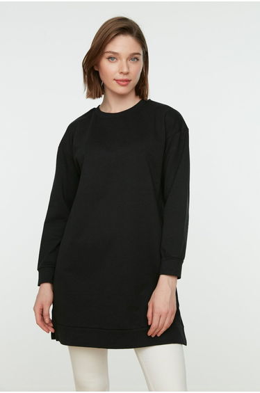 Sweatshirt - Black - Regular fit