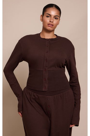 Plus Dark Brown Super Soft Top