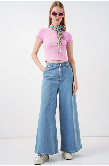 BDART High Waist Wide Leg Denim Jeans