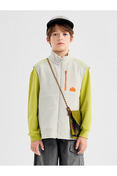 Boys' Sleeveless Zipped Vest