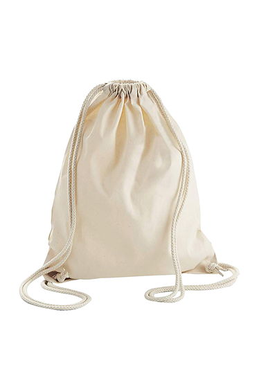 Westford Mill Earthware Organic Gymsac (13 Litres) (Pack of 2) - Natural