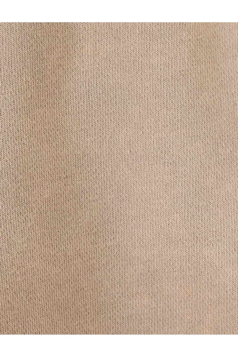 Crew Neck Sweatshirt Cotton Long Sleeve Ribbed - 5