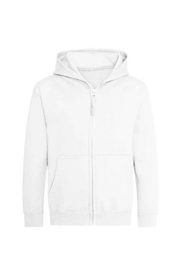 AWDis Cool Childrens/Kids Zoodie Full Zip Hoodie - Arctic White