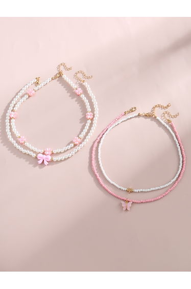 Set of 4 - Beaded Necklace